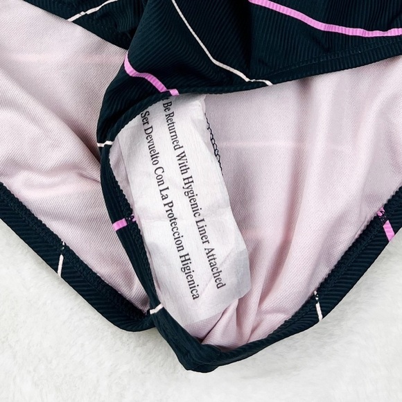 NEW Kona Sol Moderate Coverage Hipster Bikini Bottoms in Stripe - Picture 5 of 6